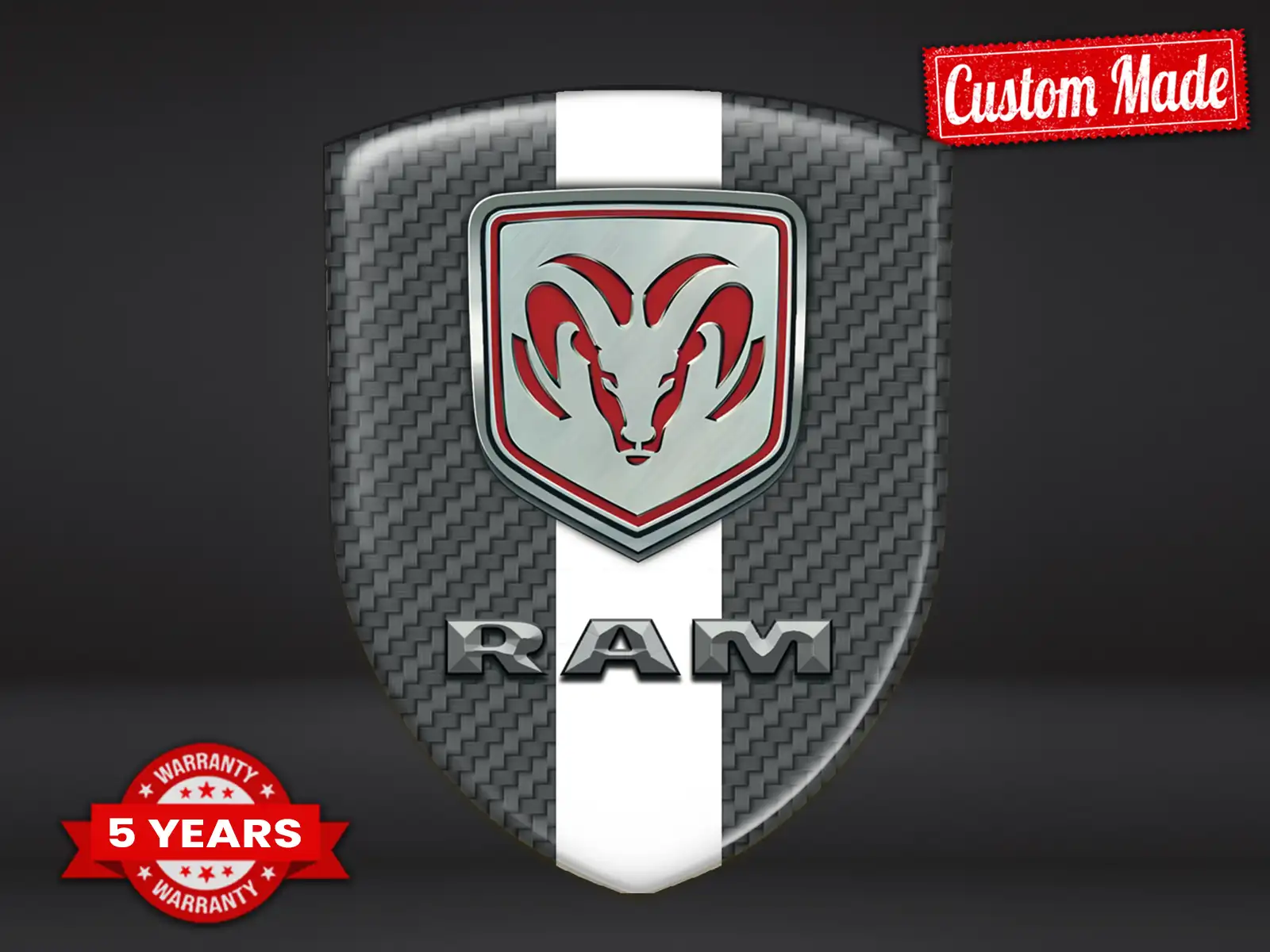 Dodge Pegatinas Logo Impresas Edición Premium Personalizable
